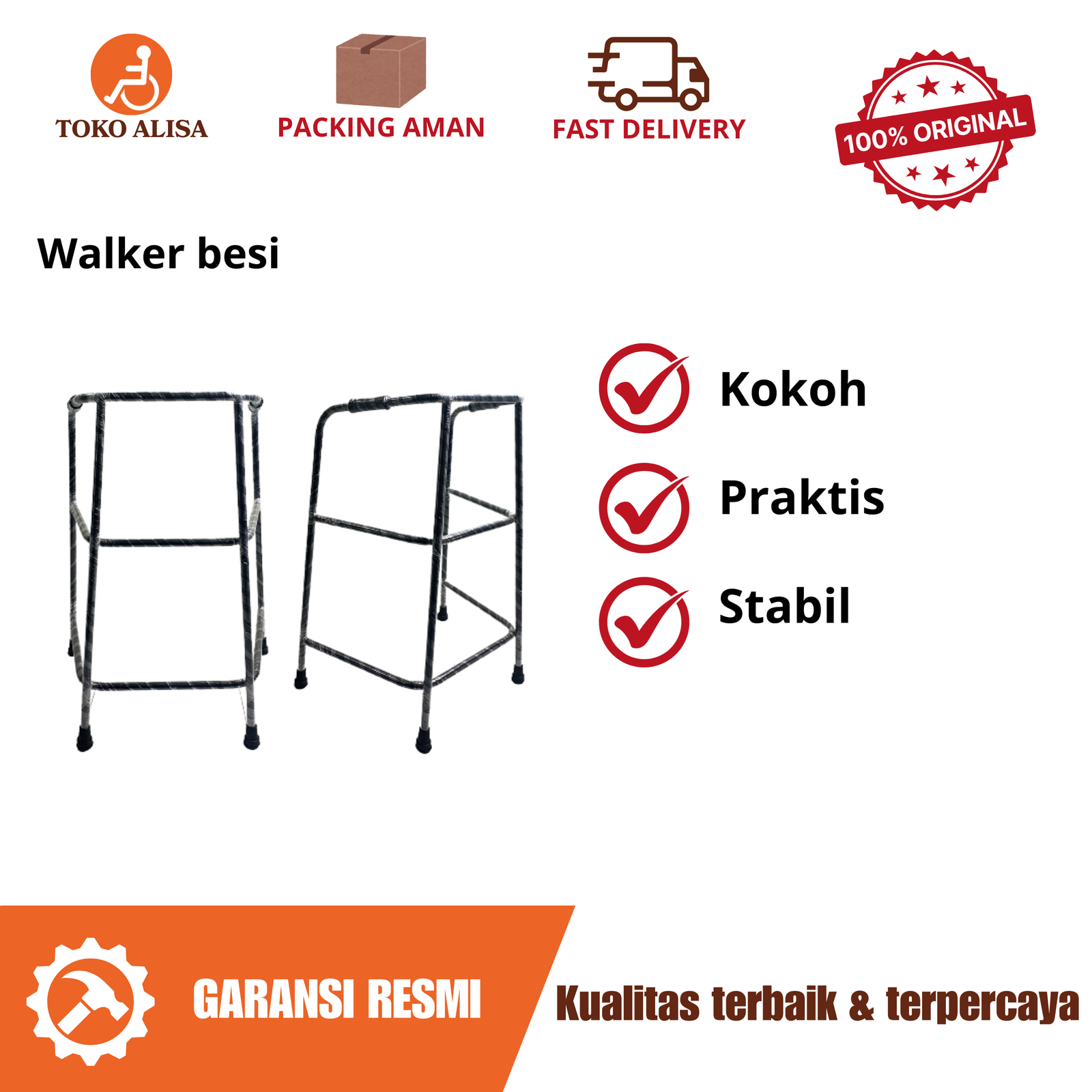 Walker besi
